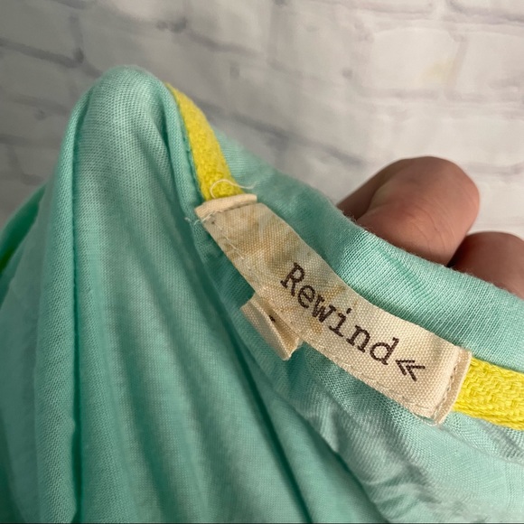 Seafoam Green Blouse Large - Picture 5 of 8